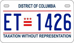 ET1426  license plate in DC