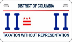 IIII  license plate in DC