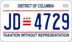 JD4729  license plate in DC