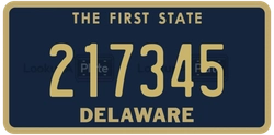 217345  license plate in DE