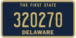 320270  license plate in DE