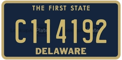 C114192  license plate in DE