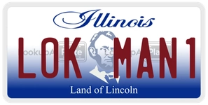 LOKMAN1 license plate in Illinois
