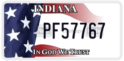 PF57767  license plate in IN
