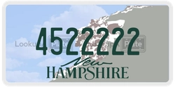 4522222  license plate in NH