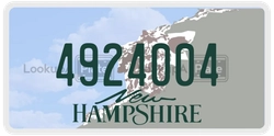 4924004  license plate in NH