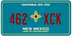 462XCK  license plate in NM