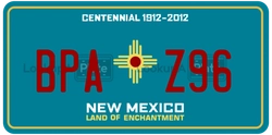 BPAZ96  license plate in NM