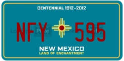 NFY595  license plate in NM
