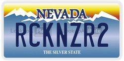 RCKNZR2  license plate in NV