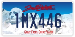 1MX446  license plate in SD