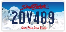 2DV489  license plate in SD