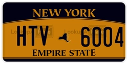 HTV6004  license plate in NY