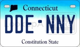 DDENNY license plate in Connecticut