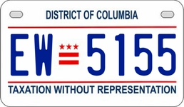 EW5155 license plate in District of Columbia
