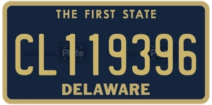 CL119396 license plate in Delaware