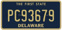 PC93679  license plate in DE