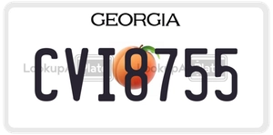 CVI8755 license plate in Georgia