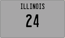 24 license plate in Illinois