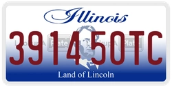 391450TC  license plate in IL