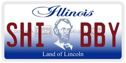 SHIBBY  license plate in IL