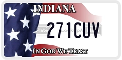 271CUV  license plate in IN