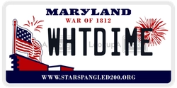 WHTDIME  license plate in MD