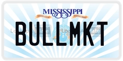 BULLMKT  license plate in MS