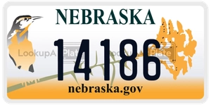 14186 license plate in Nebraska