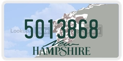 5013868  license plate in NH