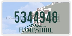 5344948  license plate in NH