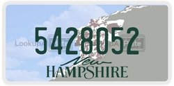 5428052  license plate in NH