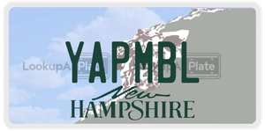 YAPMBL license plate in New Hampshire