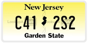 C412S2 license plate in New Jersey