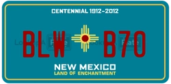 BLWB70  license plate in NM