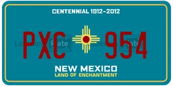 PXC954  license plate in NM
