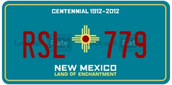 RSL779  license plate in NM