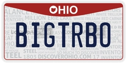 BIGTRBO  license plate in OH