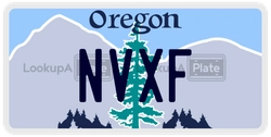 NVXF  license plate in OR