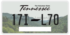 17IL70 license plate in Tennessee