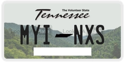 MYINXS  license plate in TN