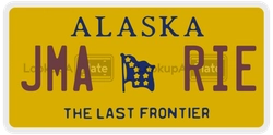 JMARIE  license plate in AK