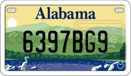 6397BG9 license plate in Alabama