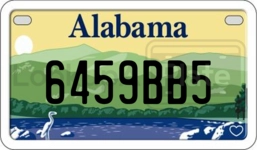 6459BB5 license plate in Alabama