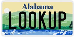 L00KUP  license plate in AL