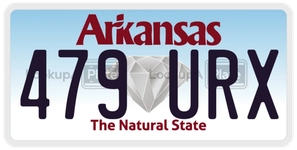 479URX license plate in Arkansas