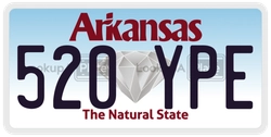 520YPE  license plate in AR