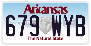 679WYB license plate in Arkansas