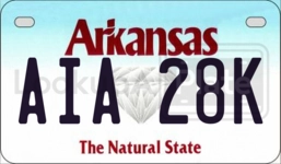 AIA28K license plate in Arkansas
