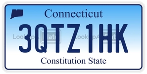 3QTZ1HK license plate in Connecticut